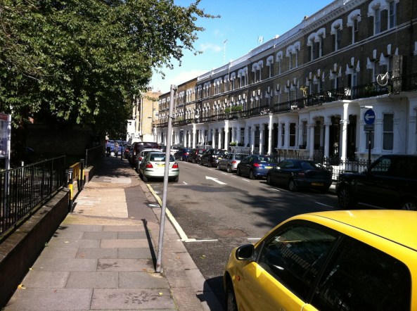 Leaving the hotel....