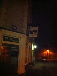 The Bakers Arms almost like a scene from The Exorcist...